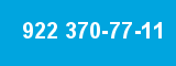 922 370-77-11
